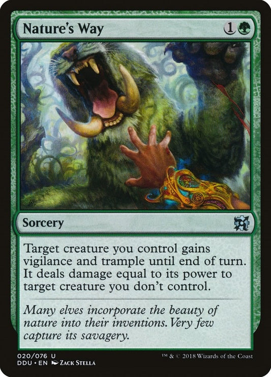Image for Nature's Way (20) (DDU) - Magic: The Gathering