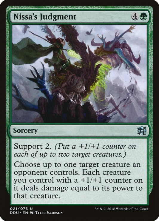 Image for Nissa's Judgment (21) (DDU) - Magic: The Gathering