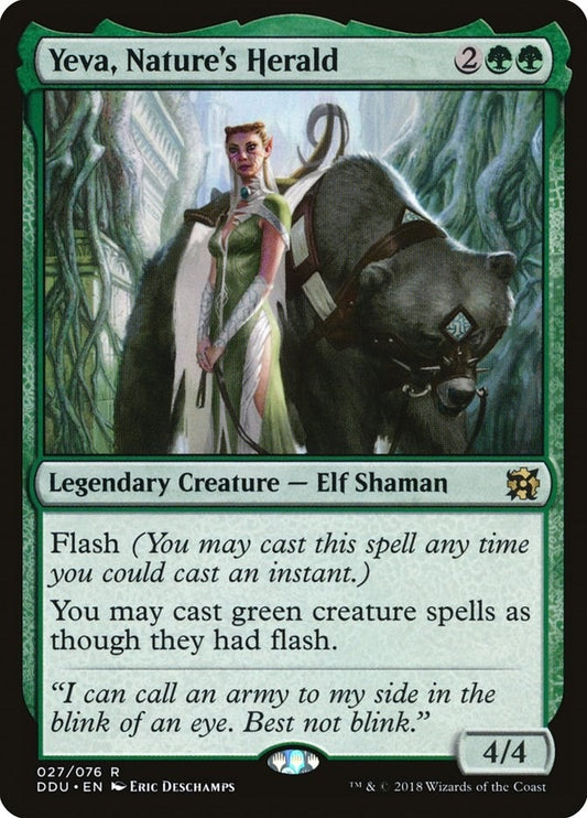 Image for Yeva, Nature's Herald (27) (DDU) - Magic: The Gathering