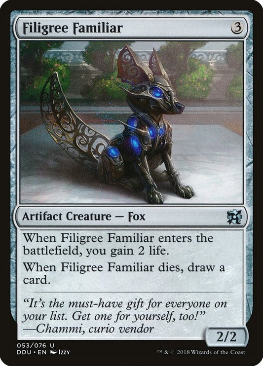 Image for Filigree Familiar (53) (DDU) - Magic: The Gathering