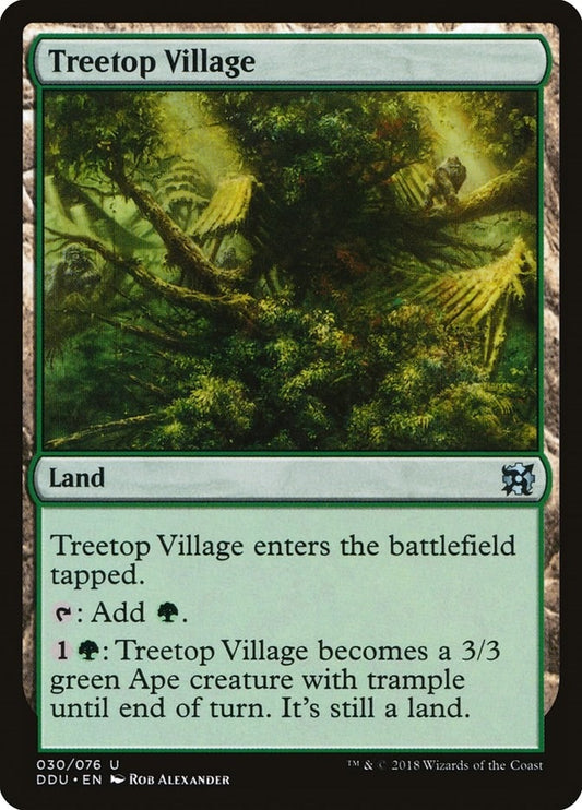 Image for Treetop Village (30) (DDU) - Magic: The Gathering