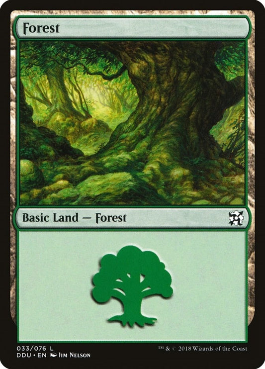Image for Forest (033) (33) (DDU) - Magic: The Gathering