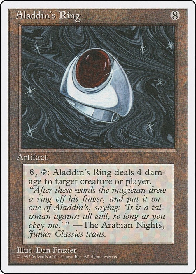 Image for Aladdin's Ring (4ED) - Magic: The Gathering