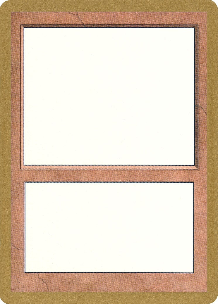 2000 World Championship Blank Card (WCD)