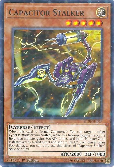 Capacitor Stalker (Starfoil) (SP18-EN007) (SPV)
