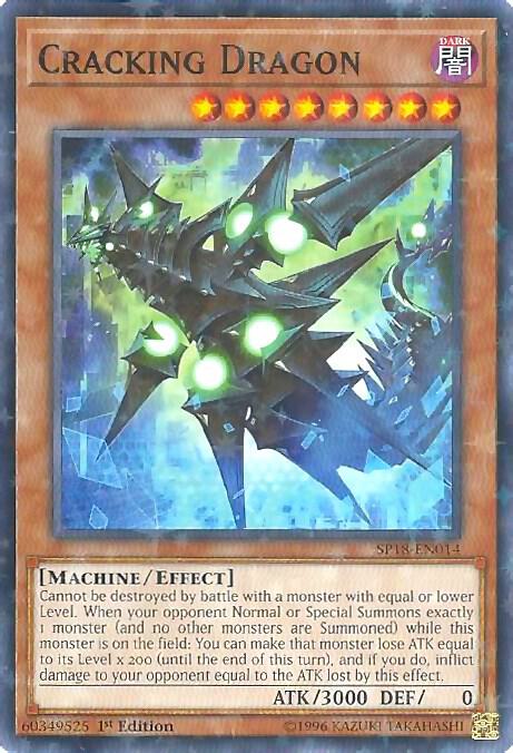 Cracking Dragon (Starfoil) (SP18-EN014) (SPV)