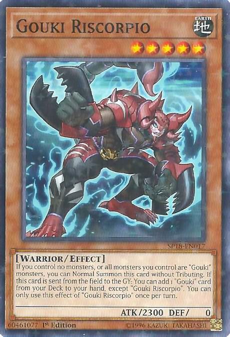 Gouki Riscorpio (Starfoil) (SP18-EN017) (SPV)