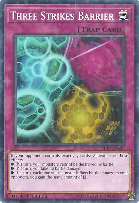 Three Strikes Barrier (Starfoil) (SP18-EN045) (SPV)