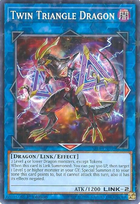 Twin Triangle Dragon (Starfoil) (SP18-EN036) (SPV)