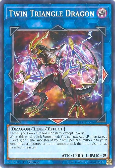 Twin Triangle Dragon (SP18-EN036) (SPV)