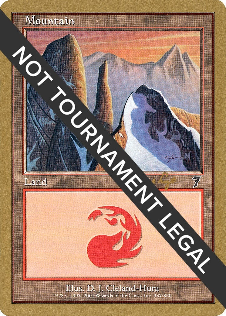 Mountain (337) - 2001 Tom van de Logt (7ED) (WCD)