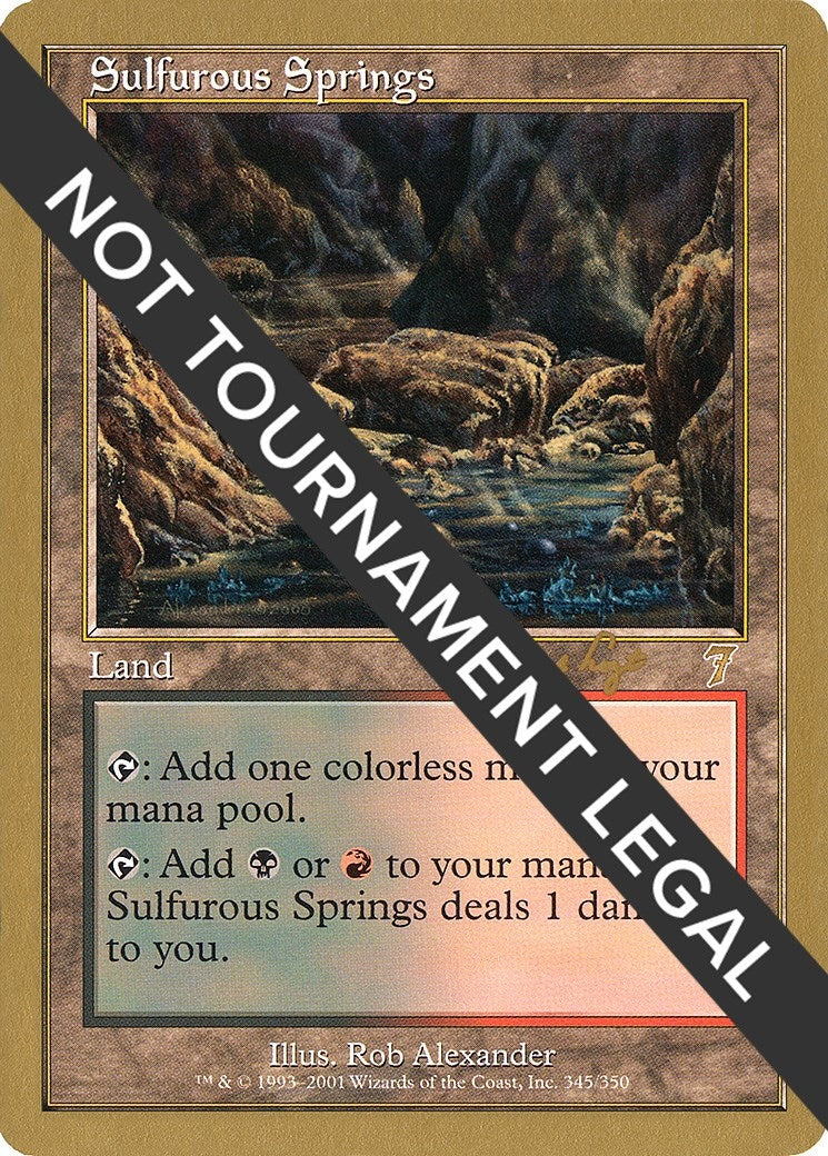 Sulfurous Springs - 2001 Tom van de Logt (7ED) (WCD)