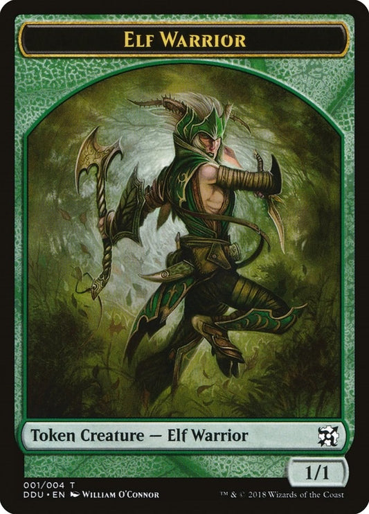 Image for Elf Warrior Token (1) (DDU) - Magic: The Gathering