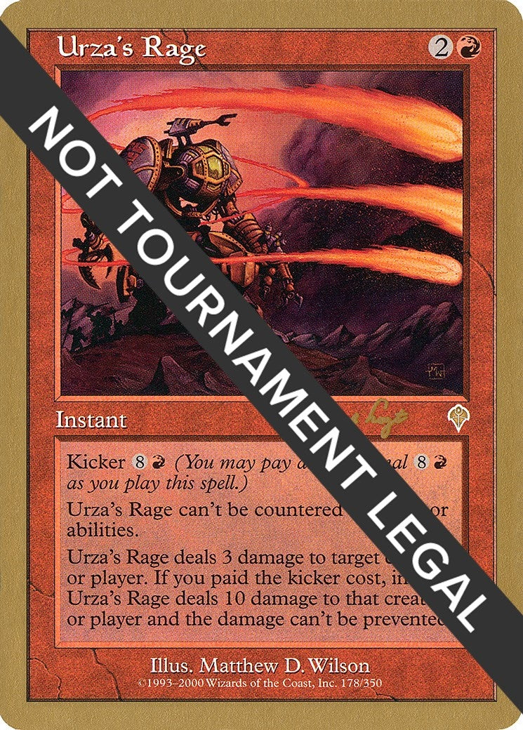 Urza's Rage - 2001 Tom van de Logt (INV) (WCD)