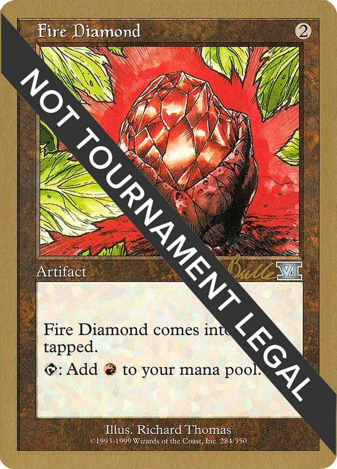 Fire Diamond - 1999 Kai Budde (6ED) (WCD)