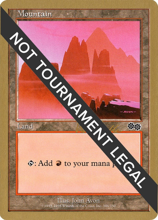 Mountain (346) - 1999 Kai Budde (USG) (WCD)