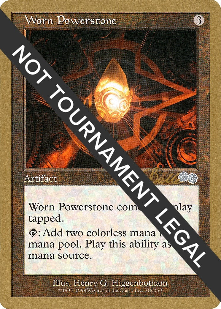 Worn Powerstone - 1999 Kai Budde (USG) (WCD)