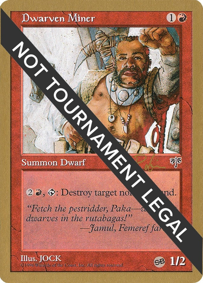 Dwarven Miner - 1998 Ben Rubin (MIR) (SB) (WCD)
