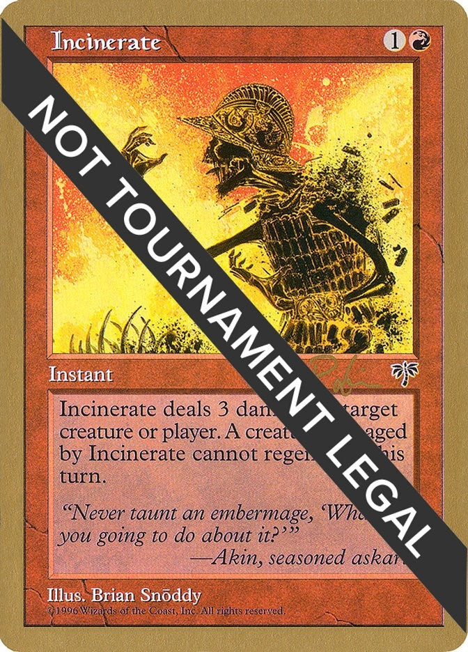 Incinerate - 1998 Ben Rubin (MIR) (WCD)