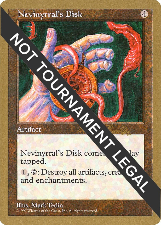 Nevinyrral's Disk - 1998 Randy Buehler (5ED) (WCD)