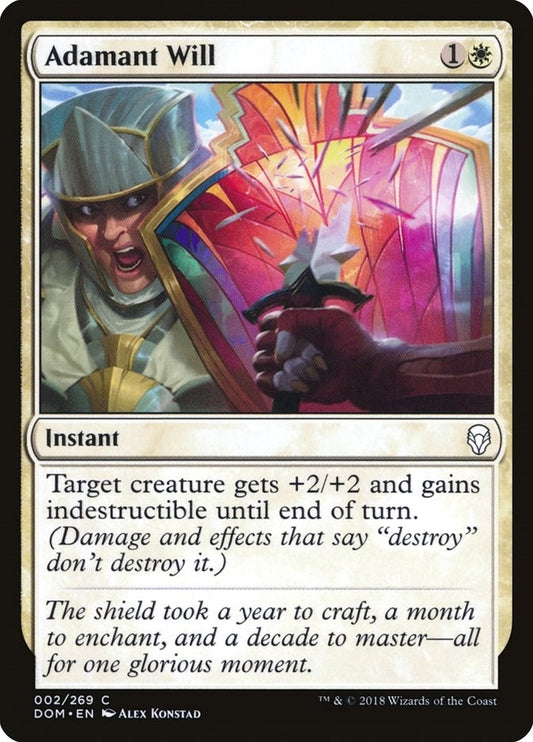 Image for Adamant Will (2) (DOM) - Magic: The Gathering