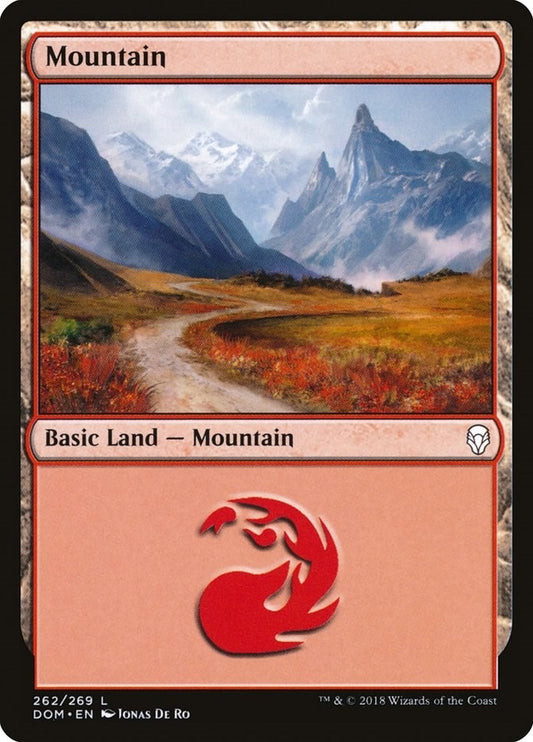 Image for Mountain (262) (262) (DOM) - Magic: The Gathering