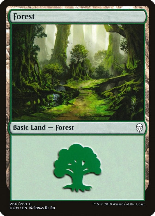 Image for Forest (266) (266) (DOM) - Magic: The Gathering