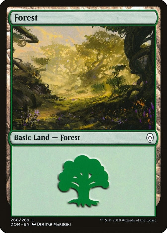 Image for Forest (268) (268) (DOM) - Magic: The Gathering