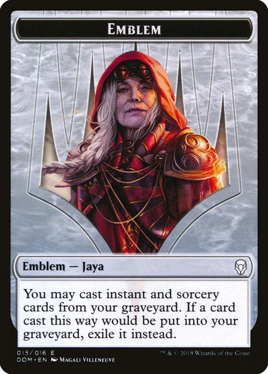 Image for Emblem - Jaya Ballard (15) (DOM) - Magic: The Gathering