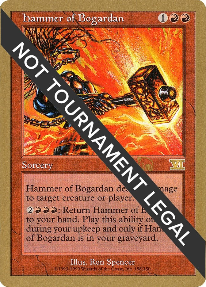 Hammer of Bogardan - 1999 Mark Le Pine (6ED) (WCD)