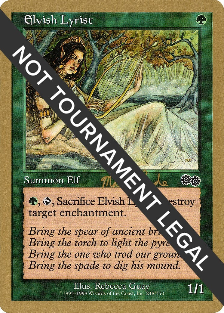 Elvish Lyrist - 1999 Matt Linde (USG) (WCD)