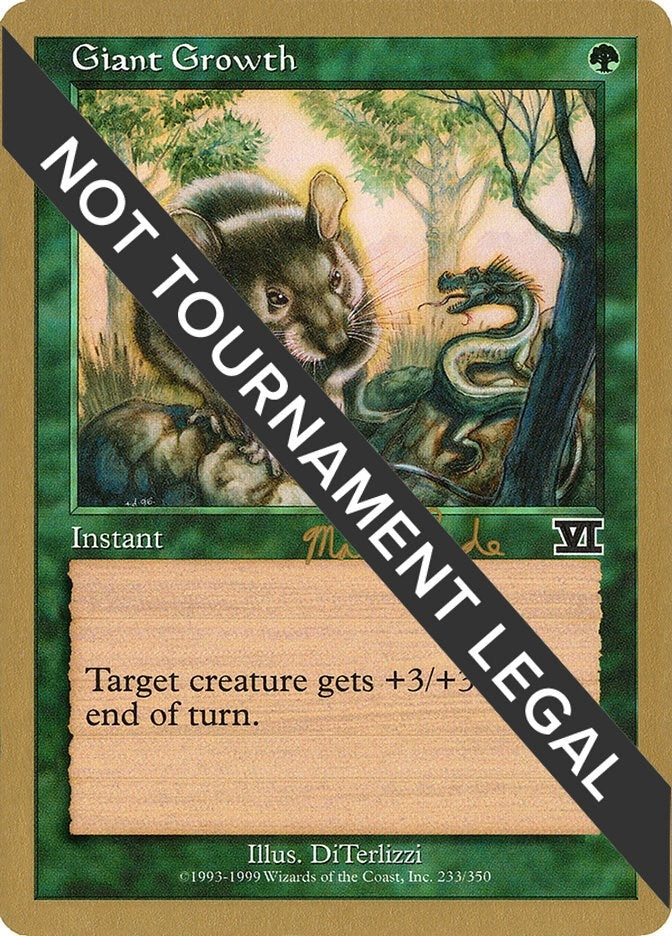 Giant Growth - 1999 Matt Linde (6ED) (WCD)