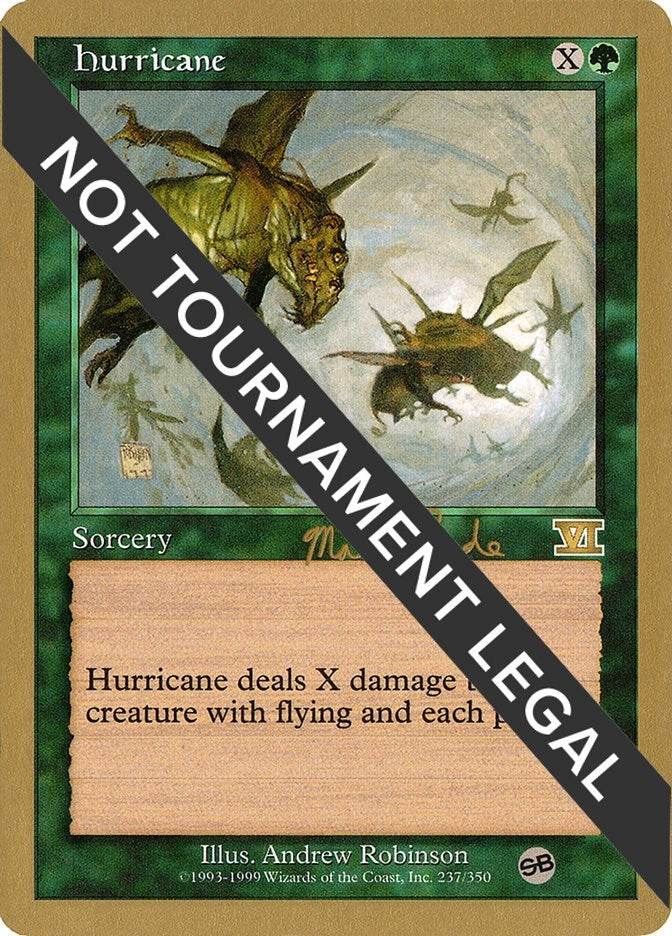 Hurricane - 1999 Matt Linde (6ED) (SB) (WCD)
