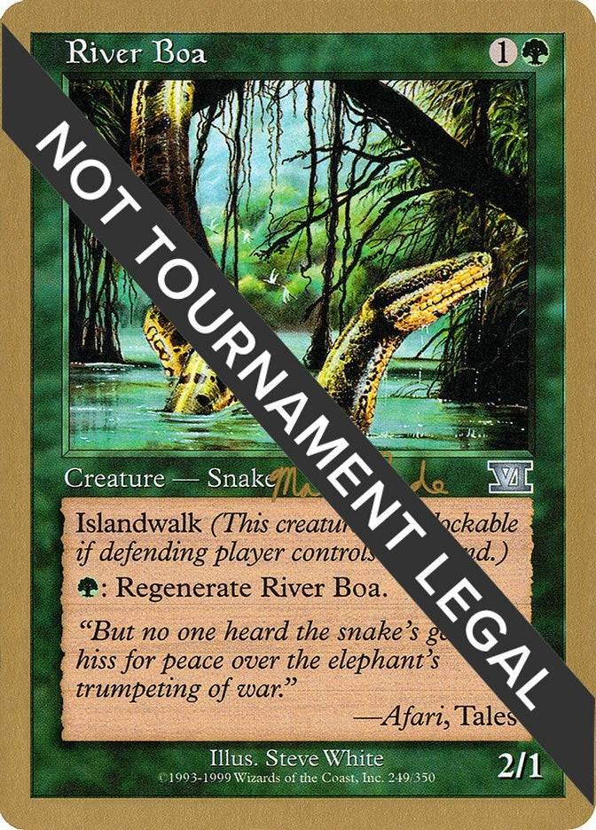 River Boa - 1999 Matt Linde (6ED) (WCD)