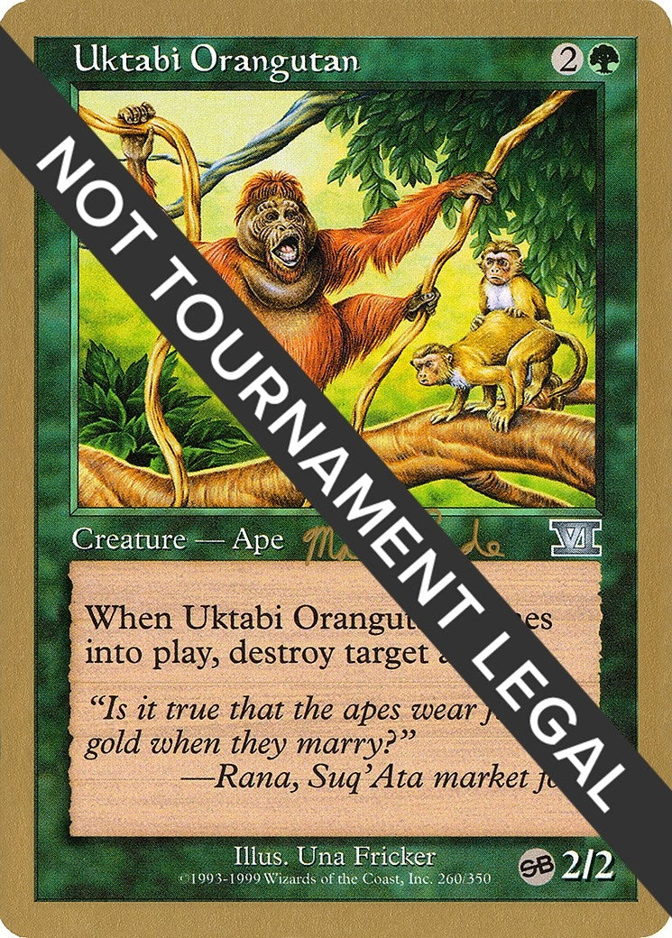 Uktabi Orangutan - 1999 Matt Linde (6ED) (SB) (WCD)