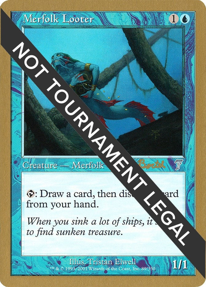 Merfolk Looter - 2001 Alex Borteh (7ED) (WCD)