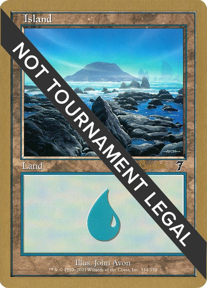 Island (334) - 2001 Antoine Ruel (7ED) (WCD)