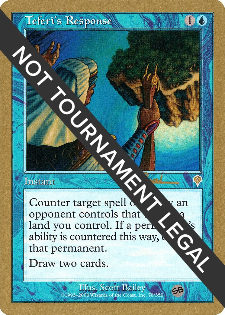 Teferi's Response - 2001 Antoine Ruel (INV) (SB) (WCD)