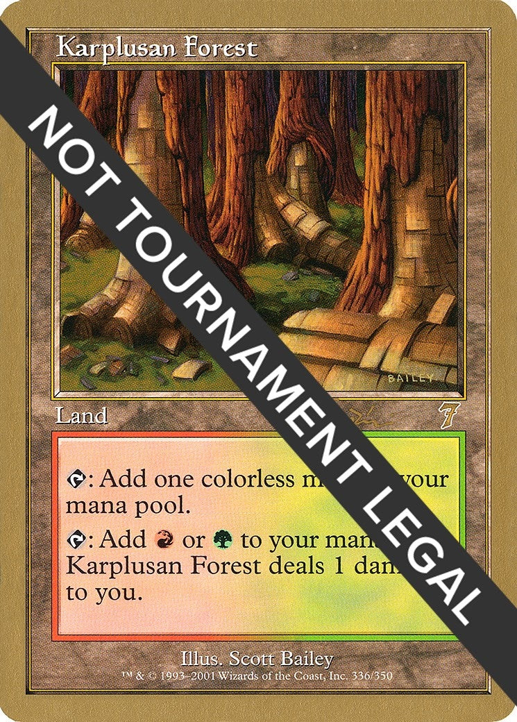 Karplusan Forest - 2001 Jan Tomcani (7ED) (WCD)