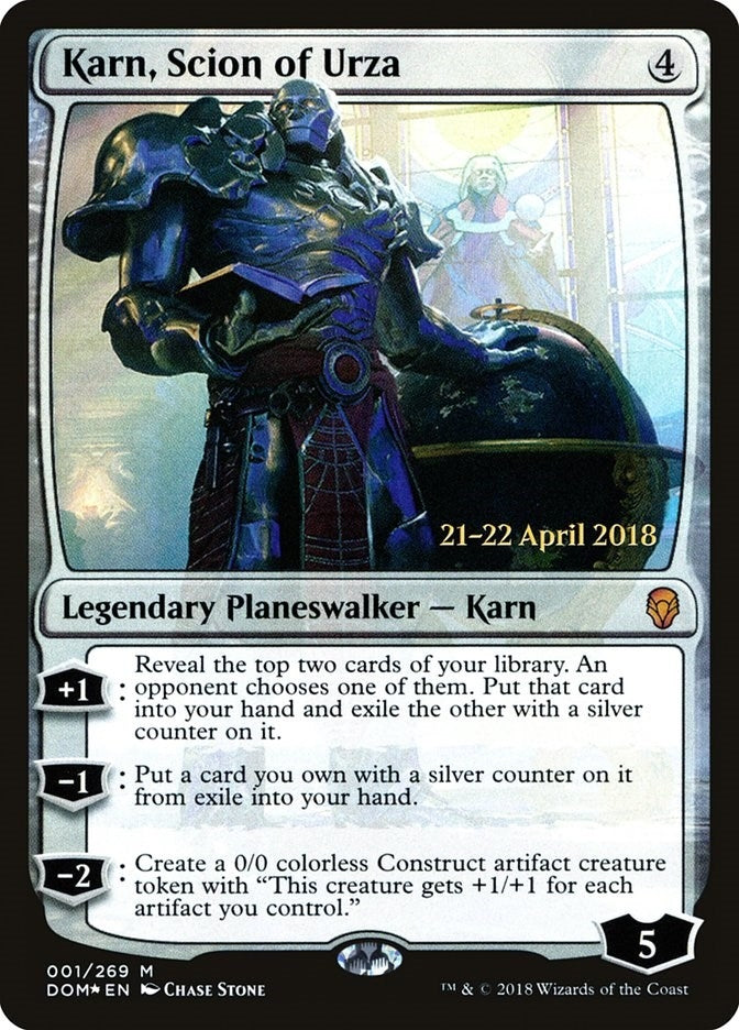 Karn, Scion of Urza (1) (PRE)