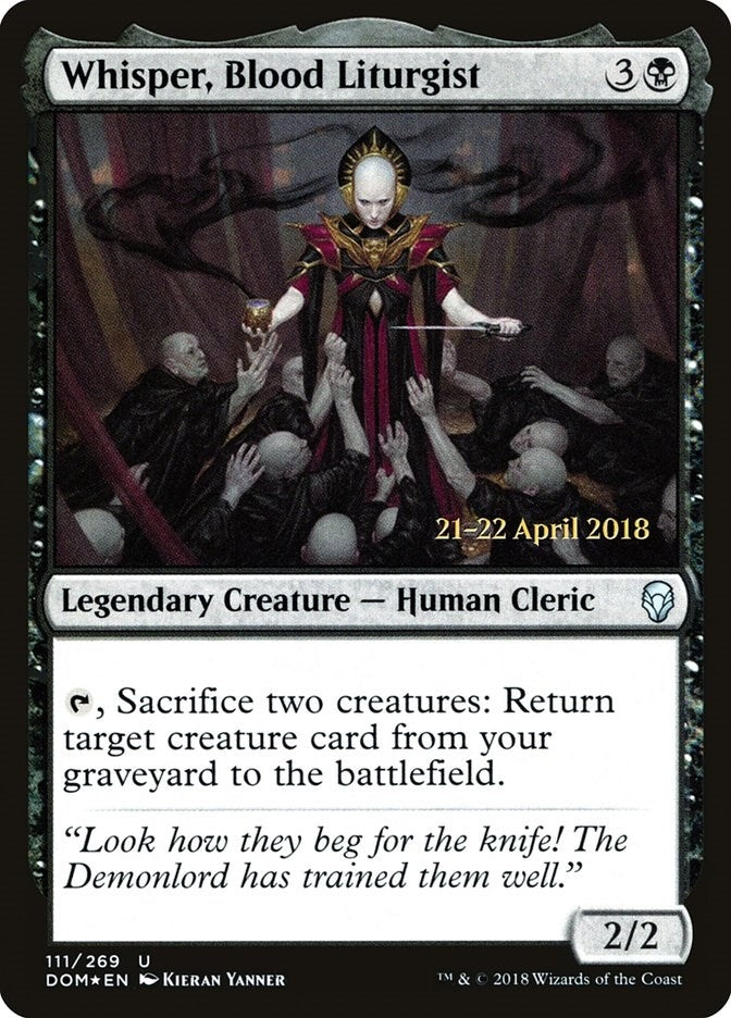 Whisper, Blood Liturgist (111) (PRE)