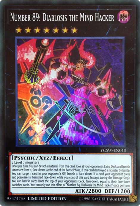 Number 89: Diablosis the Mind Hacker (YCSW-EN010) (YCSW)