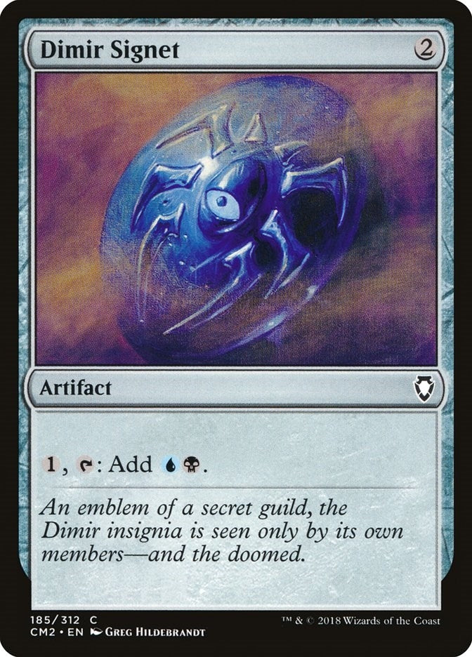 Image for Dimir Signet (185) (CM2) - Magic: The Gathering
