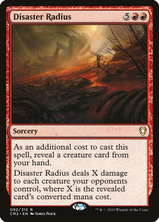 Image for Disaster Radius (92) (CM2) - Magic: The Gathering