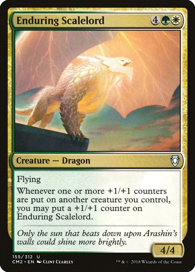 Image for Enduring Scalelord (155) (CM2) - Magic: The Gathering