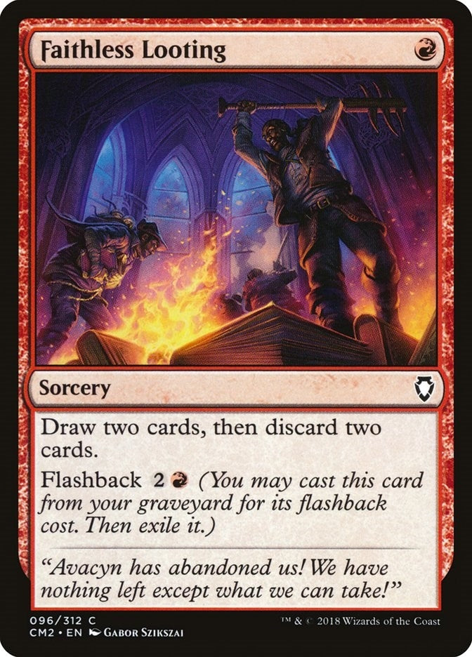 Image for Faithless Looting (96) (CM2) - Magic: The Gathering
