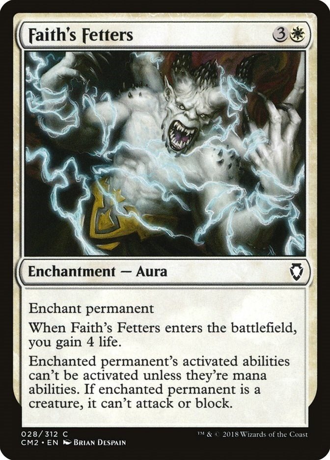 Image for Faith's Fetters (28) (CM2) - Magic: The Gathering