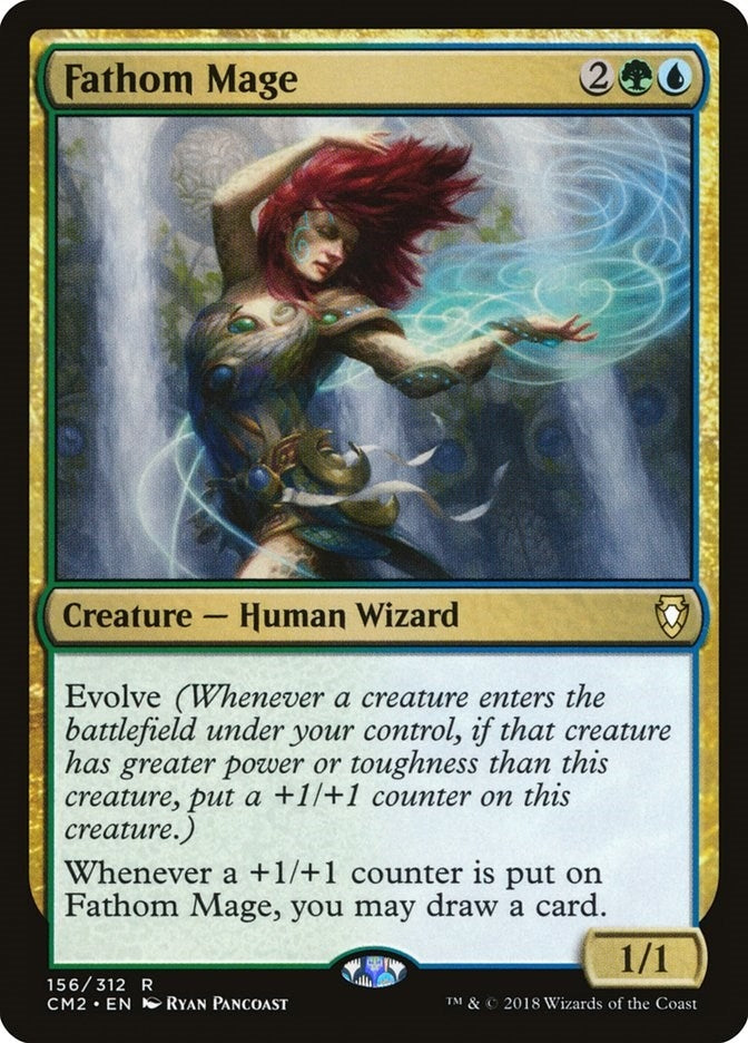 Image for Fathom Mage (156) (CM2) - Magic: The Gathering