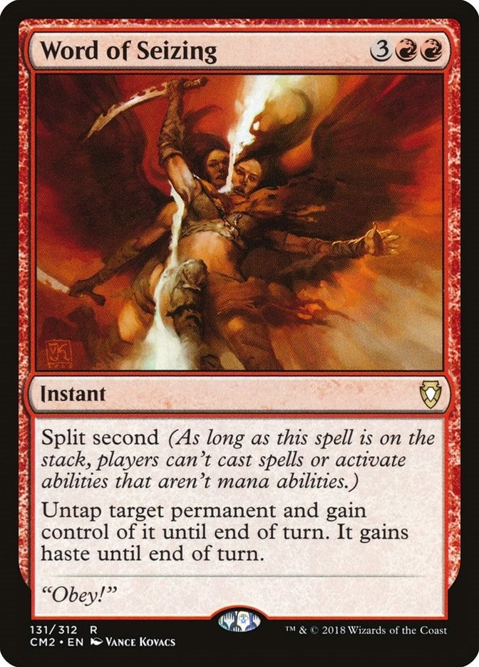 Image for Word of Seizing (131) (CM2) - Magic: The Gathering