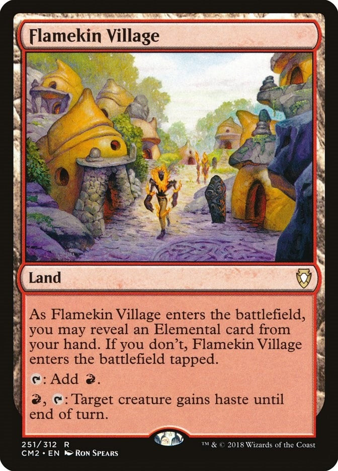 Image for Flamekin Village (251) (CM2) - Magic: The Gathering